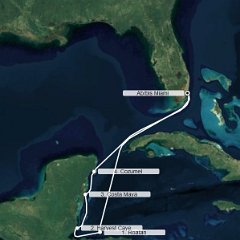 Norwegian Getaway route